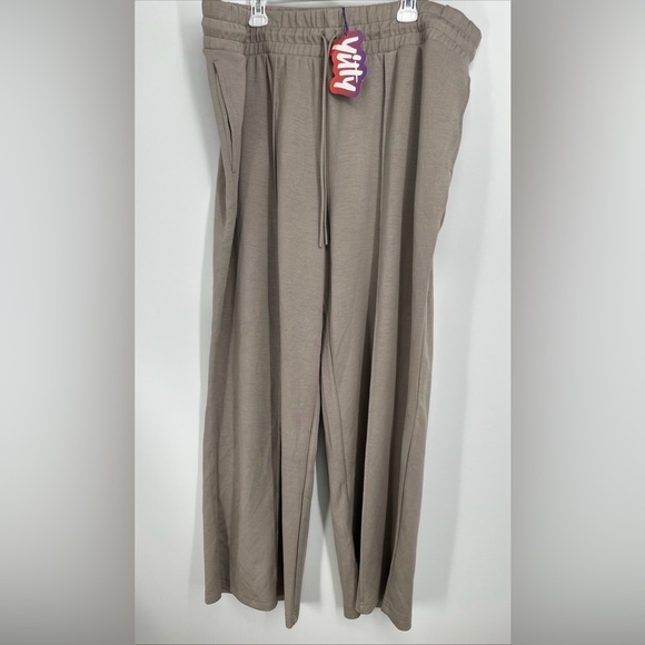 Yitty Fabletics So Sleek Modal Wide Leg Lounge Pants Plus Six 3X New $100 - Picture 6 of 7